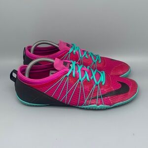 Nike Free 1.0 Cross Bionic Cross Pink Training Shoes 718841-500‎ Women's Sz 10